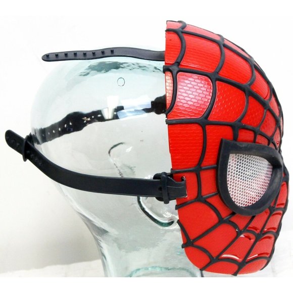 Hasbro SpiderMan Kids Half Mask Electronic FX Spider-Vision Light up Working - Picture 4 of 12